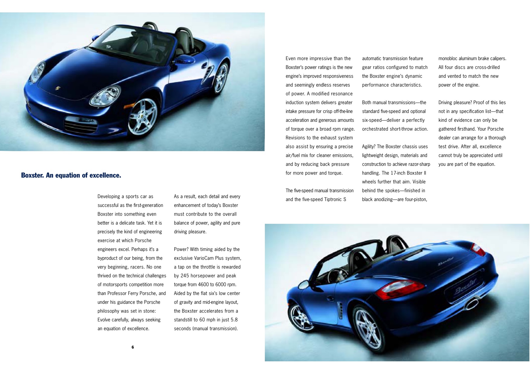 2007 Porsche Boxster Brochure Page 37